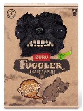 Zuru Fuggler Series 1 Munch Munch Black 9" Funny Ugly Farting Monster